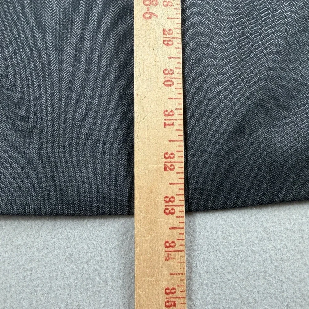 Hart Schaffner Marx 42L Gray Herringbone Wool Blazer Sport Coat 2 Button Woolmar - Picture 14 of 14